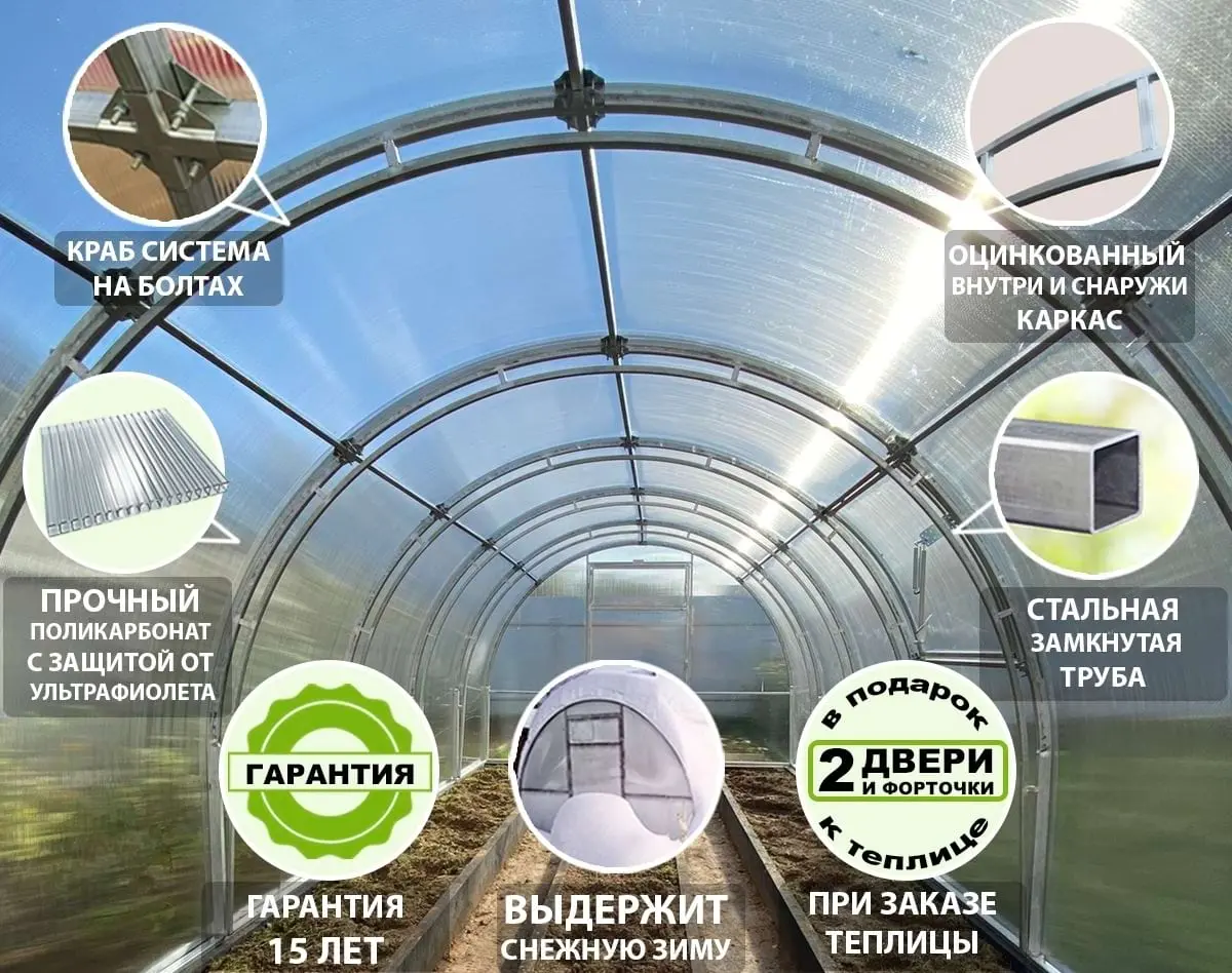 Теплицы из поликарбоната в Нижнем Новгороде Теплицы из поликарбоната в Нижнем Новгороде